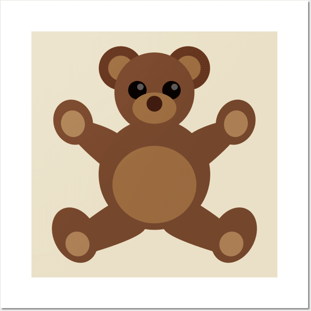 Free Hug Bear - Happy Wall Art by SubRant